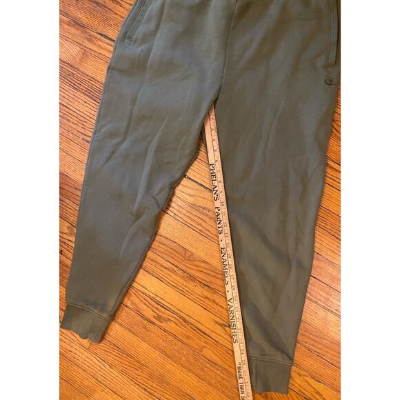 Champion Thick Joggers Sweat Pants Men’s Large Olive Green - Picture 6 of 7